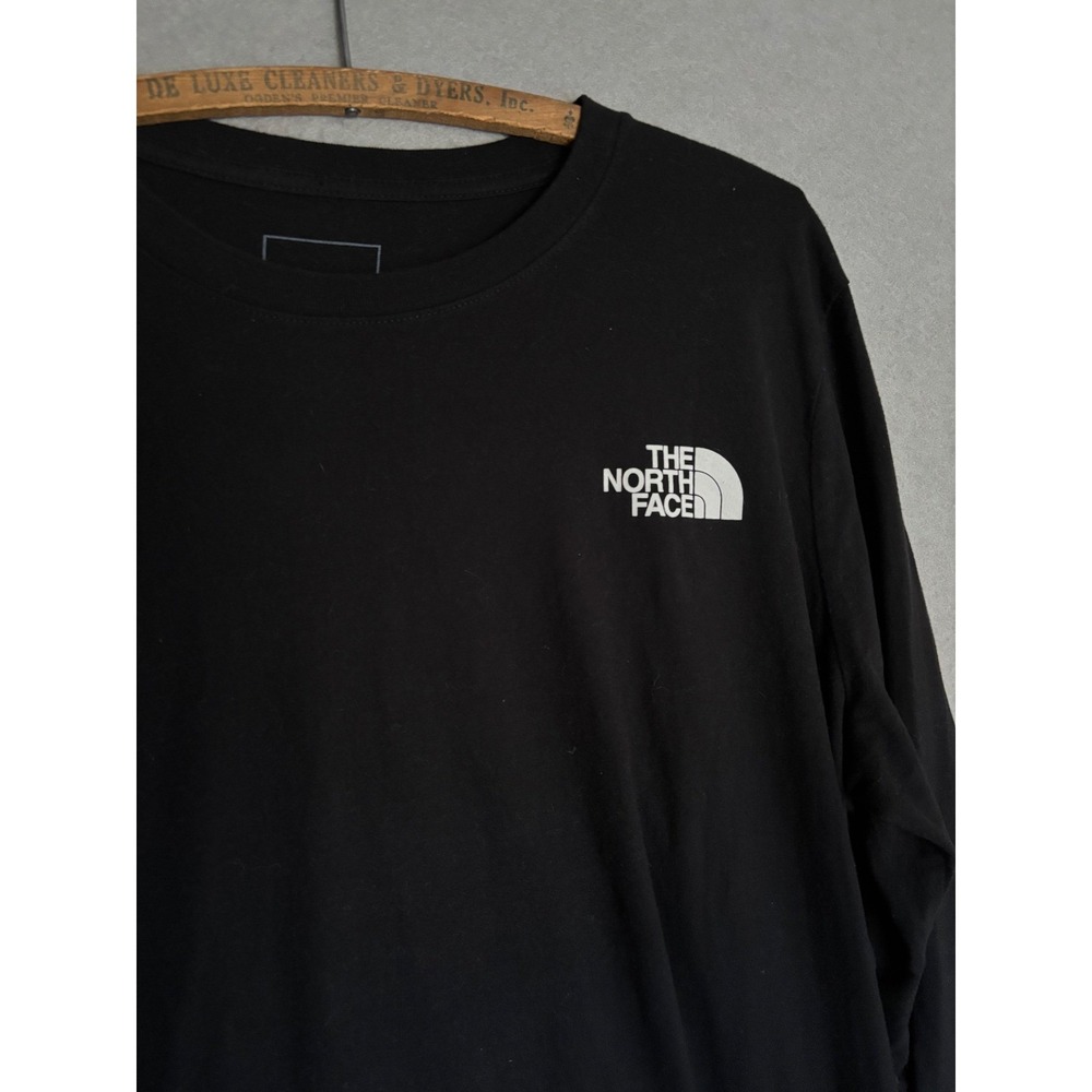 The North Face Black XL Long Sleeve Graphic Tee Never Stop Exploring Gorpcore - Picture 3 of 9